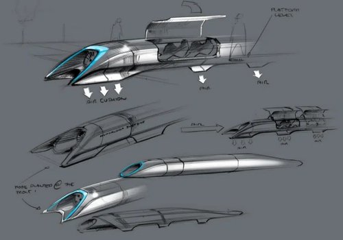 Илон Маск хочет построить систему Hyperloop (очень скоростной поезд) под землей